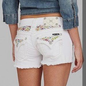 Price negotiable - Miss Me White Shorts